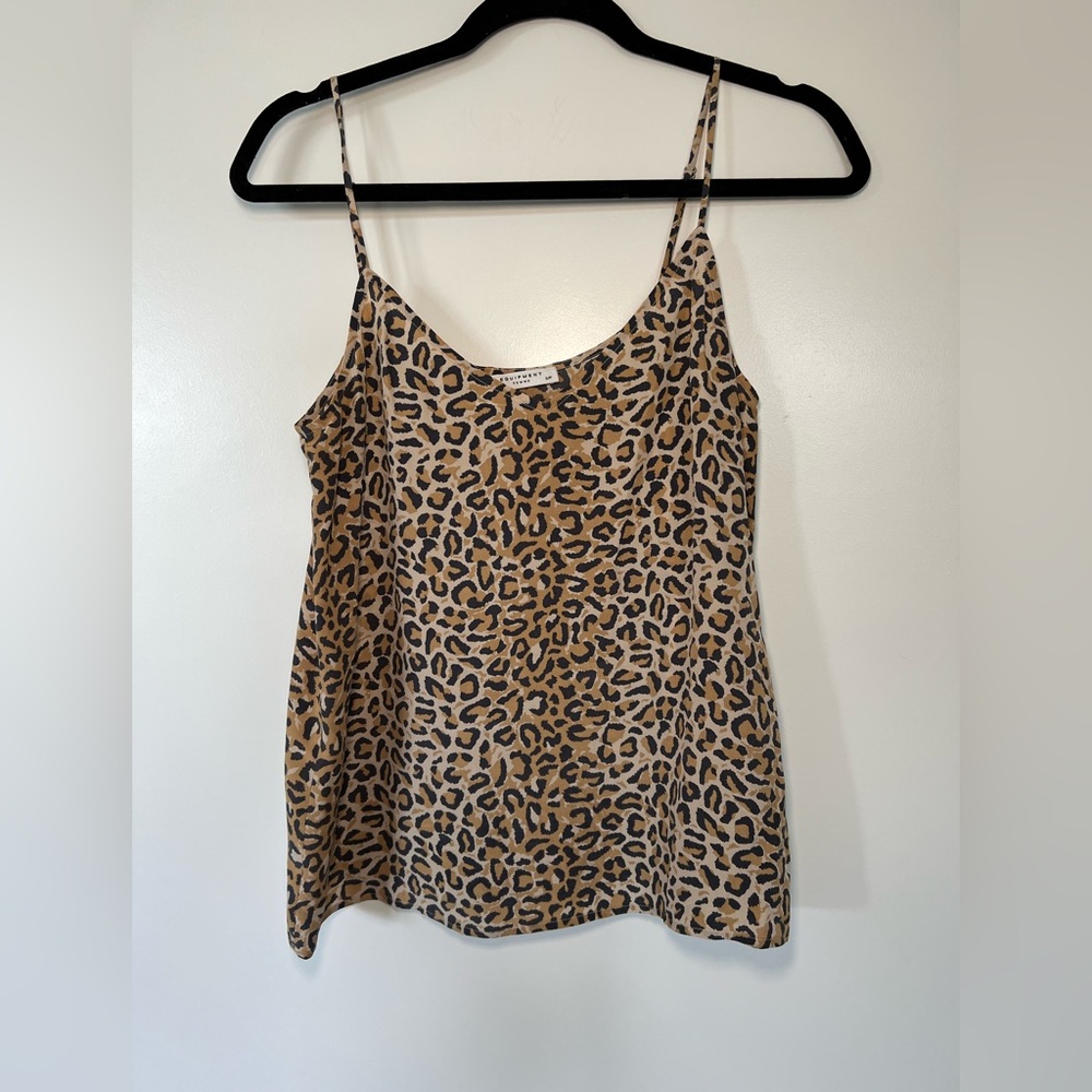 Equipment Layla silk camisole animal print size Small - Picture 2 of 5